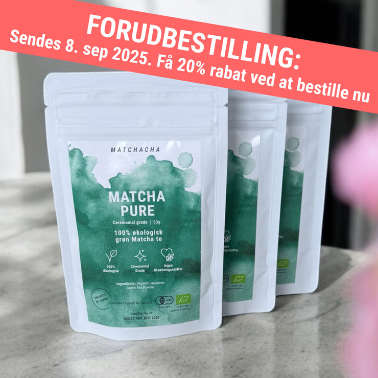 3 x 100g Økologisk Ceremonial Grade Matcha te