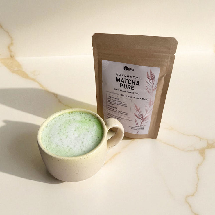Matcha sæt med al tilbehør (50g Matcha pose)