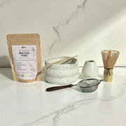 Matcha sæt med al tilbehør (50g Matcha pose)