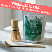 Matcha sæt (50g Matcha, Bambuspiskeris og Matcha-ske)