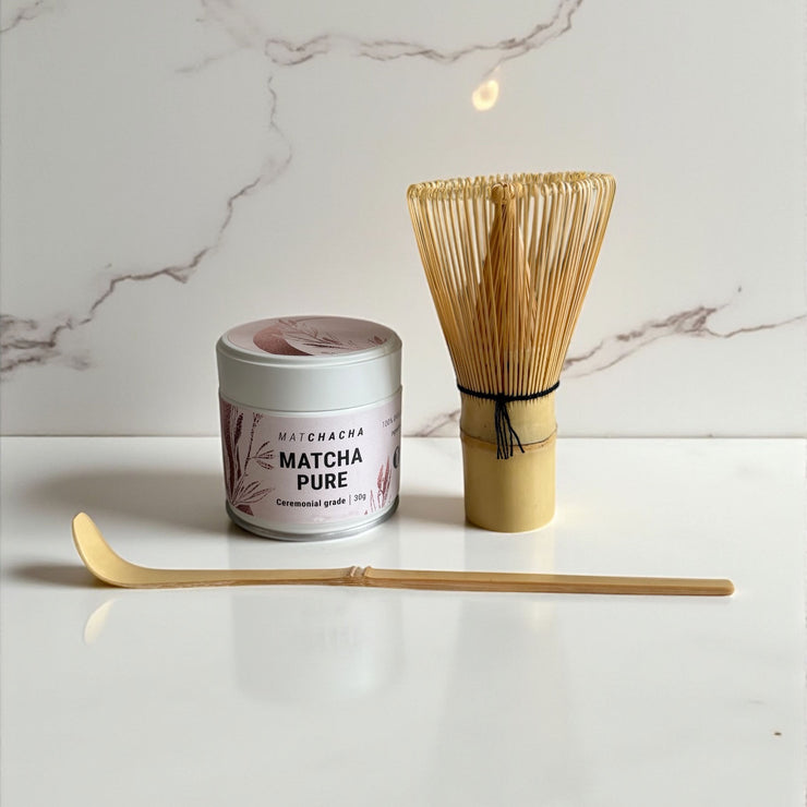 Beginner Matcha Set (Matcha, Whisk and Spoon)