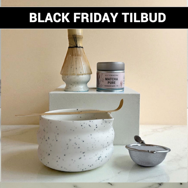 Matcha sæt med al tilbehør (30g Matcha)