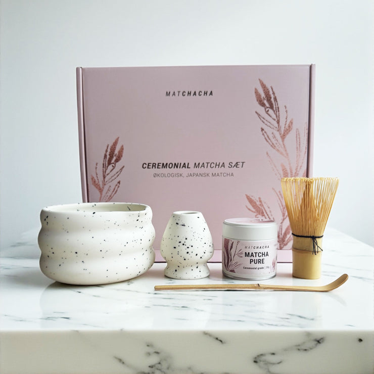 Matcha gavesæt (30g Matcha og tilbehør)