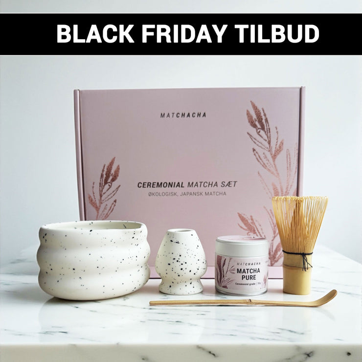 Matcha gavesæt (30g Matcha og tilbehør)