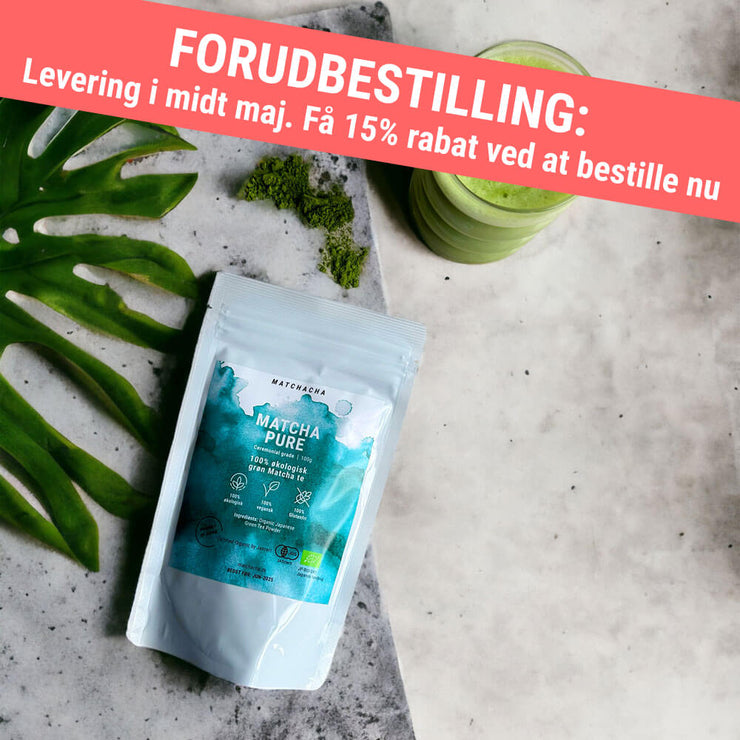 Økologisk Ceremonial Grade Matcha te - 100g